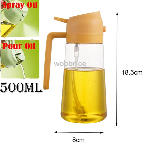 Botella pulverizadora de aceite