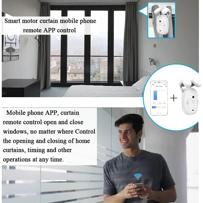 Motor inteligente para cortinas.